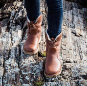 Wasserdichte, wollgefütterte Stiefel für Frauen