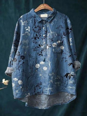 Bluse mit Blumenmuster für Frauen