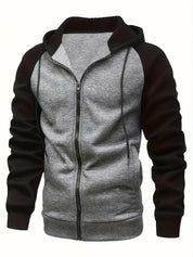 Sportliche Zip-Up Hoodie Jacke für Herren