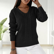 Trendiger Strickpullover für Frauen