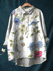 Bluse mit Blumenmuster für Frauen