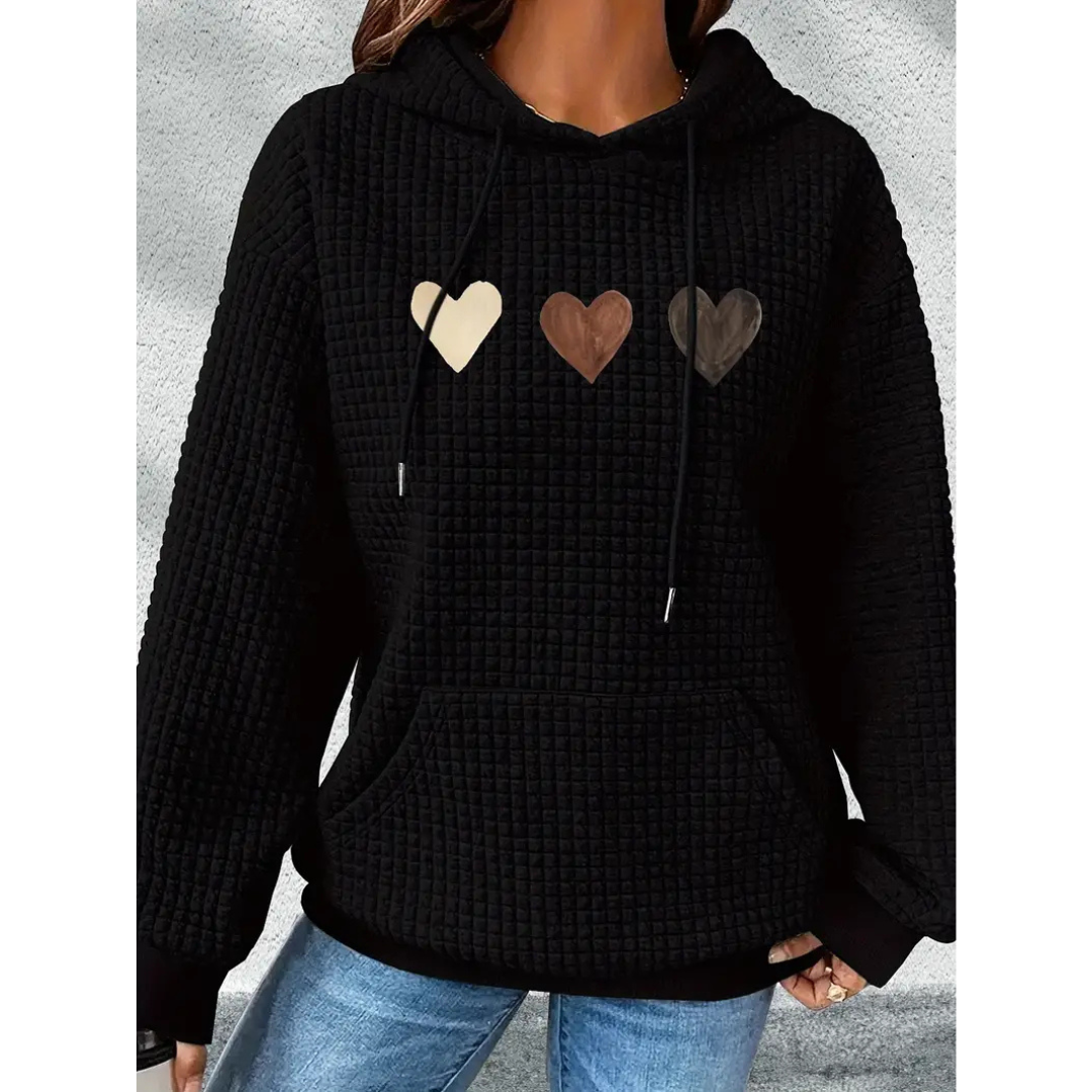 Gemütliches Heart Sweatshirt für Damen