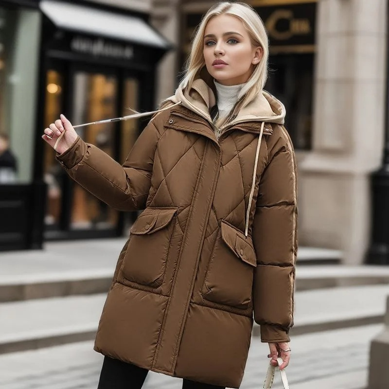 Warme Pufferjacke für Damen