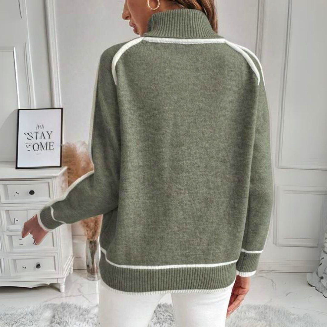 Chicer Rollkragenpullover für Damen