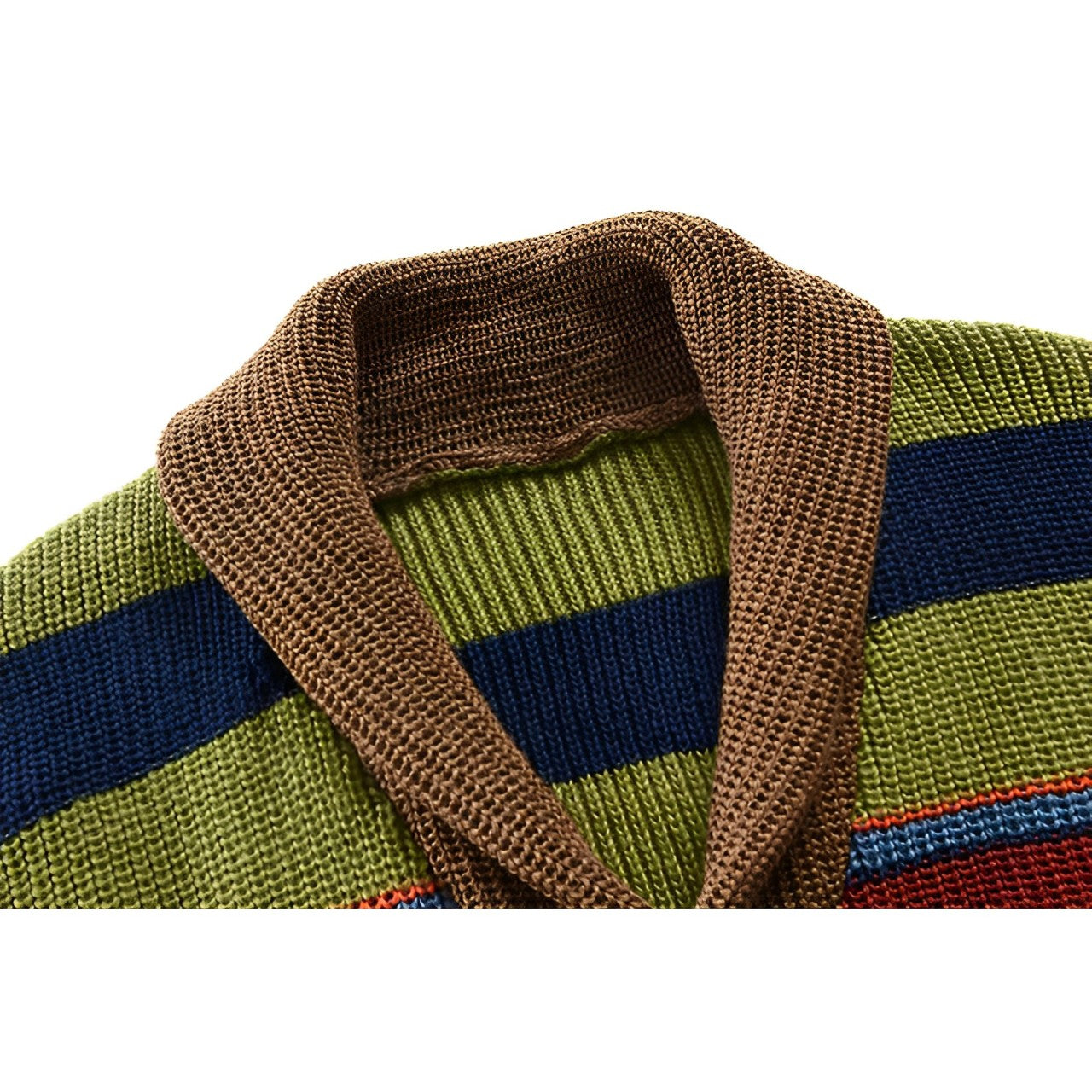 Trendy Color Block Cardigan für Männer