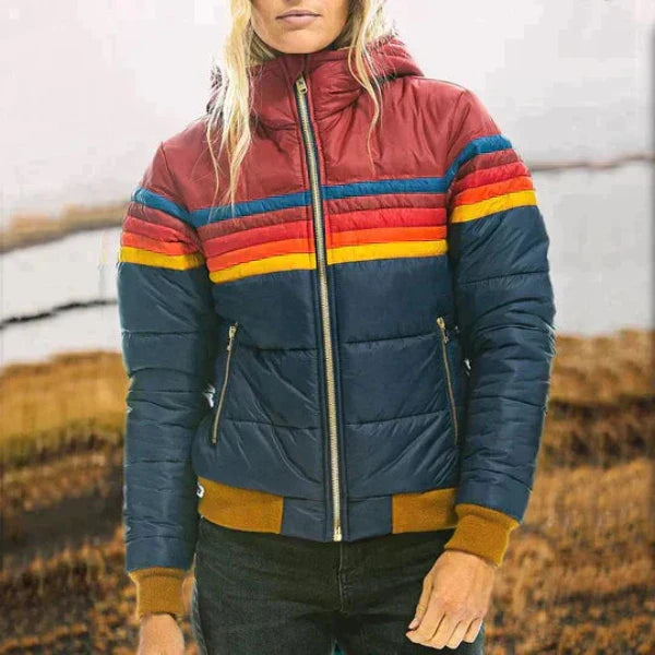 Trendige Vintage Jacke für Frauen