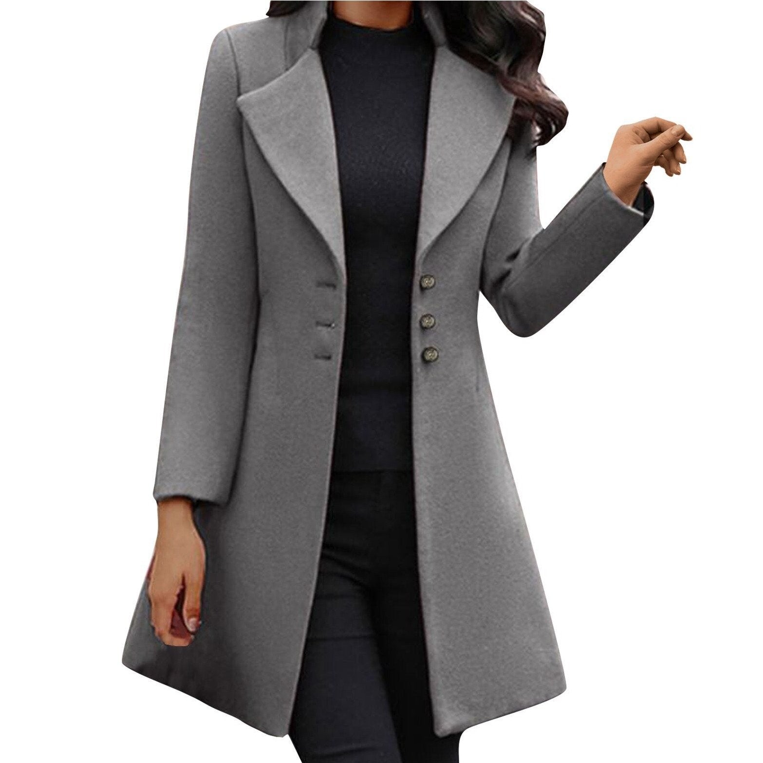 Eleganter Winter-Trenchcoat für Damen