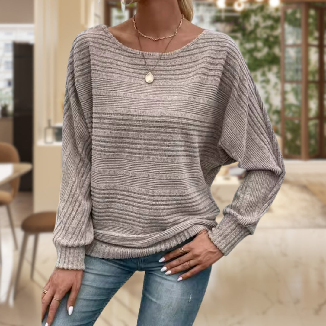 Weicher Rundhals-Pullover für Damen