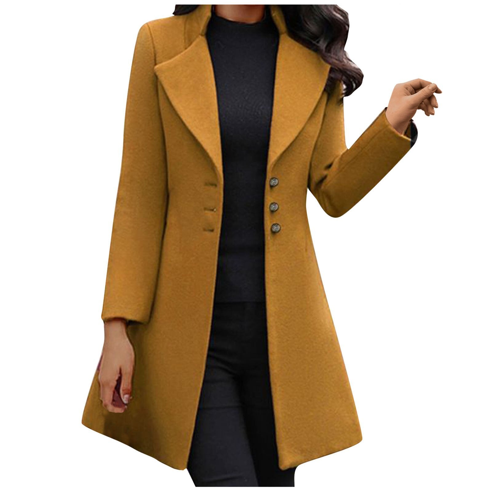 Eleganter Winter-Trenchcoat für Damen