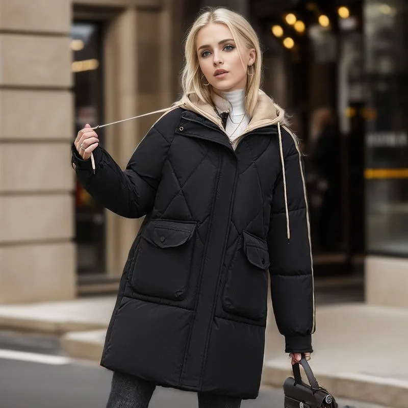 Warme Pufferjacke für Damen