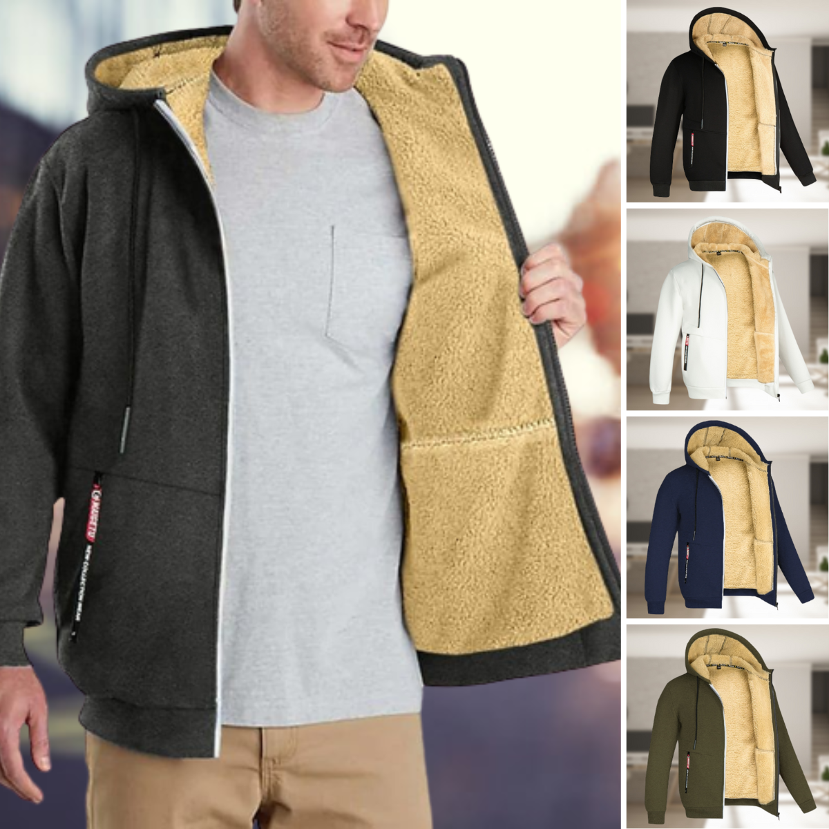 Stilvolle lässige Winterjacke für Männer