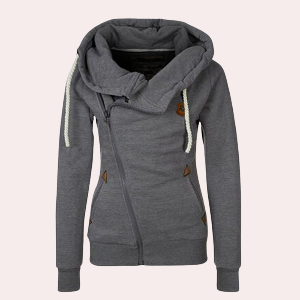 Kuscheliger Zip-Up Pullover für Frauen