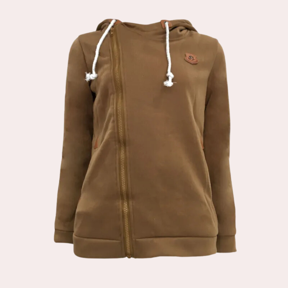 Kuscheliger Zip-Up Pullover für Frauen