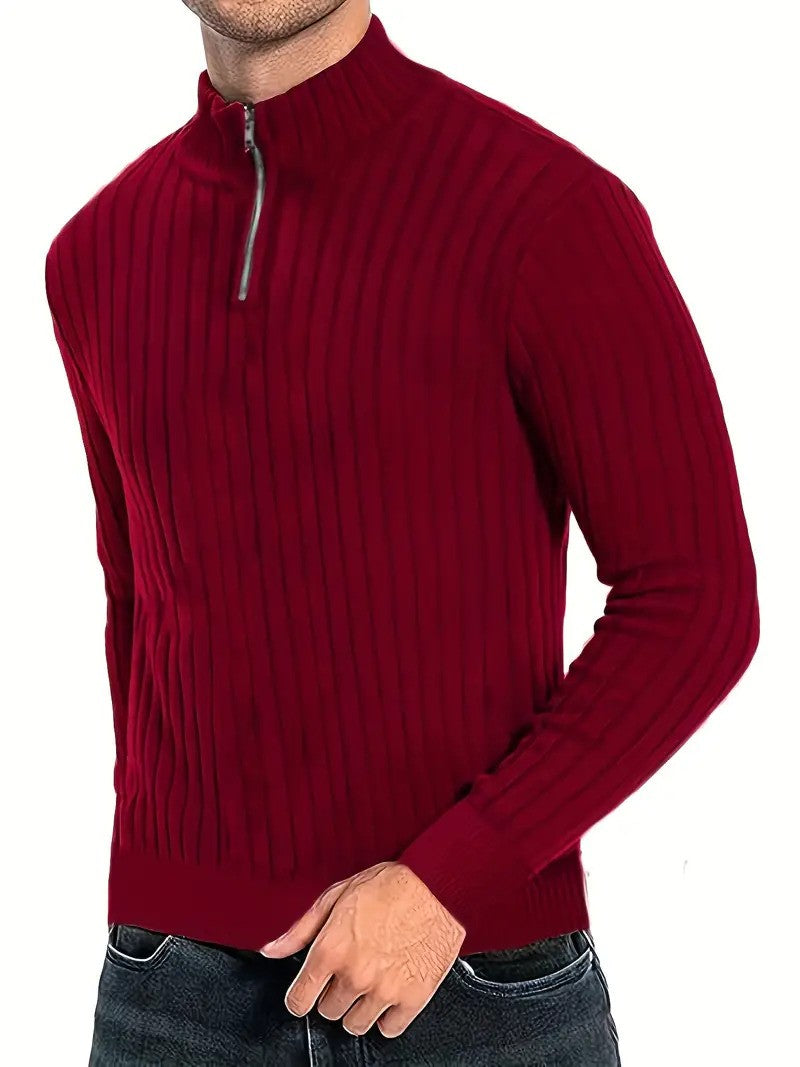 Bequemer Strickpullover für Männer