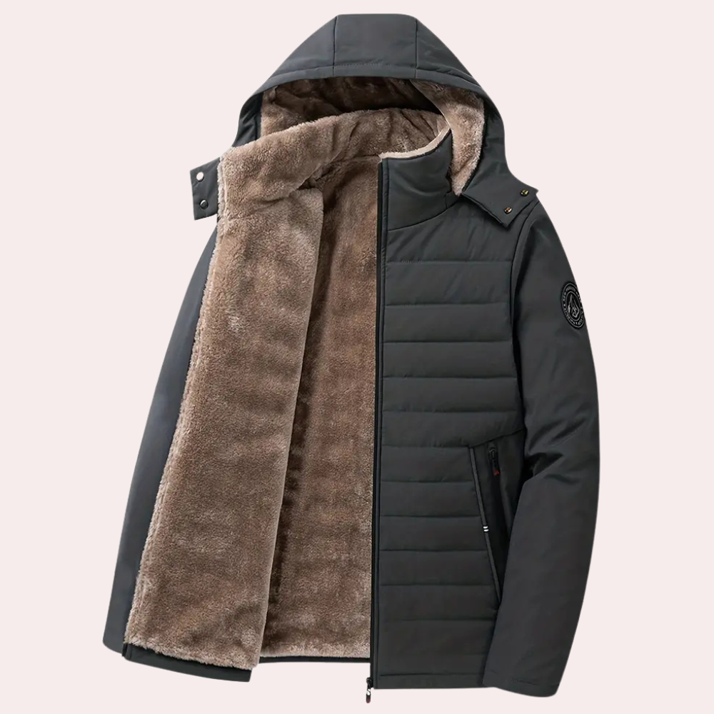 Stylische wasserdichte Winterjacke für Herren