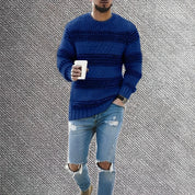 Lässiger Strickpullover für Männer