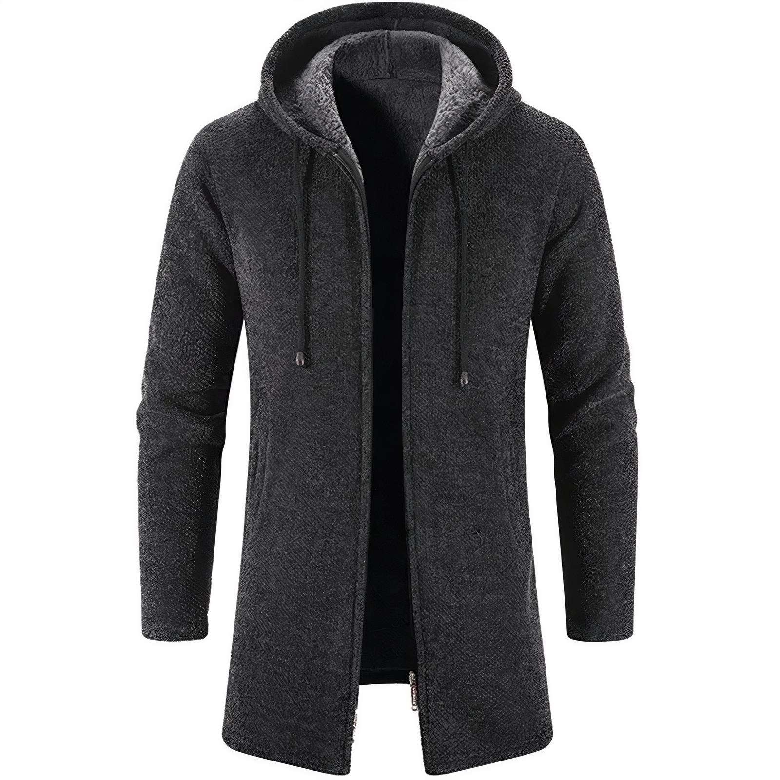 Stylischer Langer Hoodie Cardigan für Männer