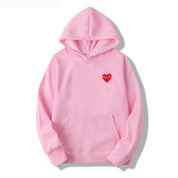 Trendy Heart Logo Pullover für Frauen