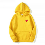 Trendy Heart Logo Pullover für Frauen