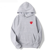 Trendy Heart Logo Pullover für Frauen