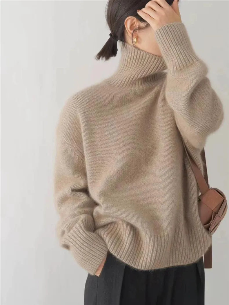 Stylischer Rollkragenpullover für Frauen