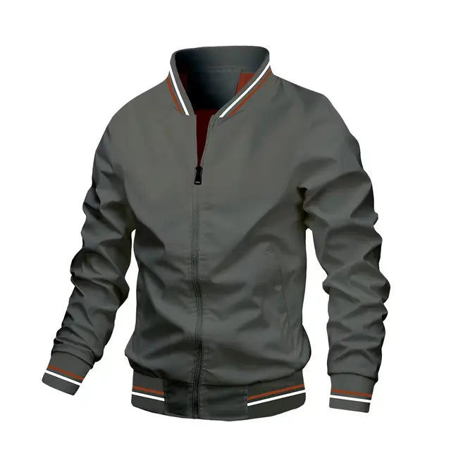 Trendy Gestreifte Jacke für Herren