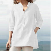 Timeless V-Ausschnitt Bluse für Damen