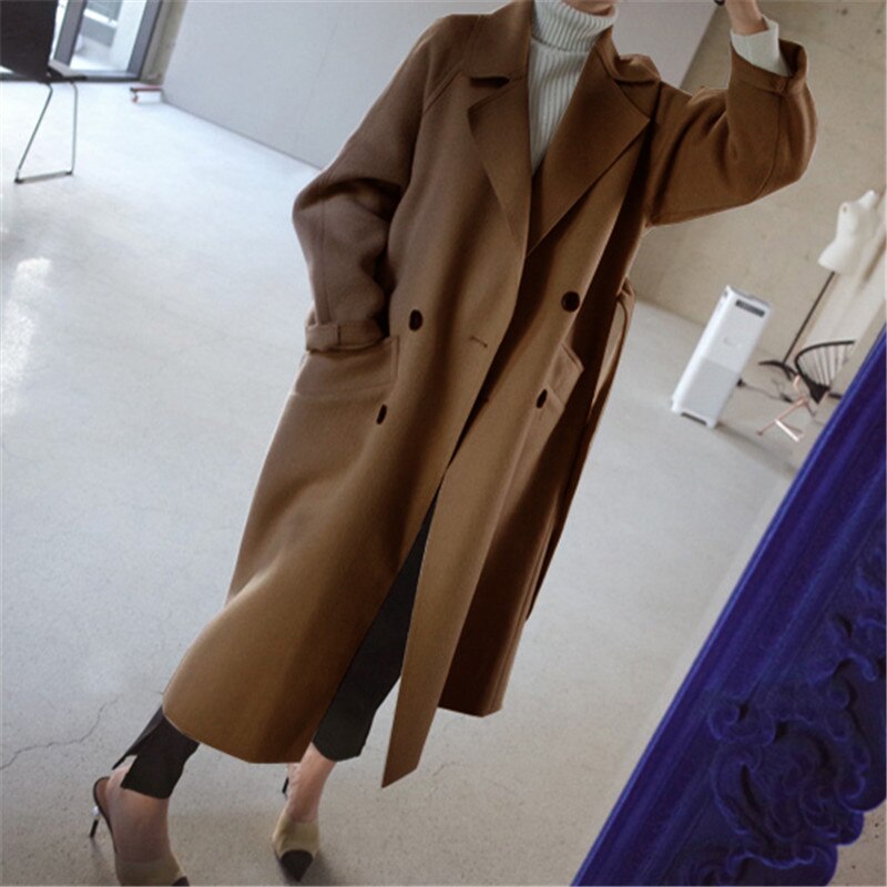 Chic Tweed Trenchcoat für Damen