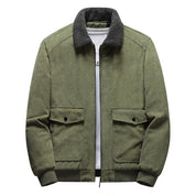 Stylische Cord-Jacke mit Sherpa-Futter für Herren