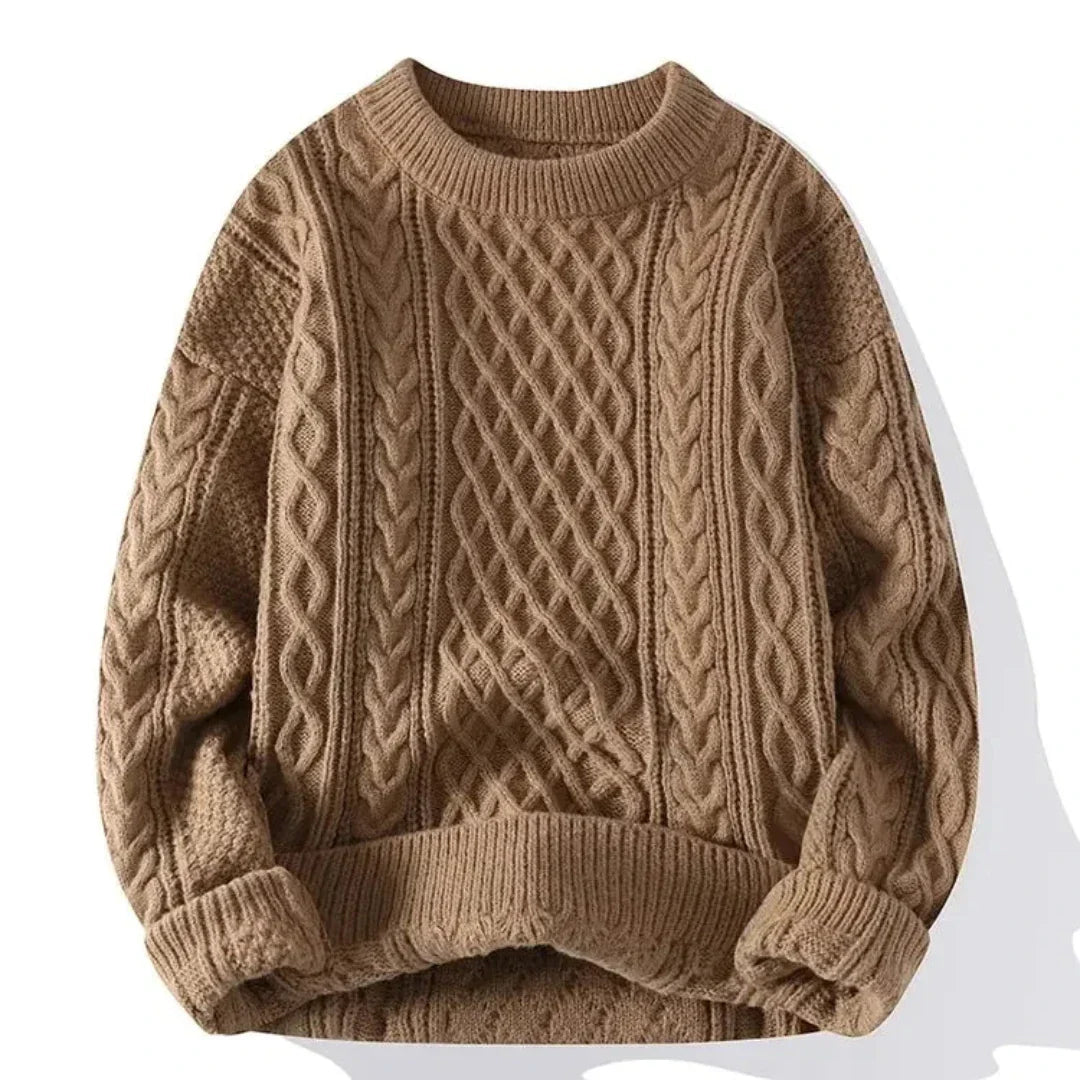 Warmer Strickpullover für Männer