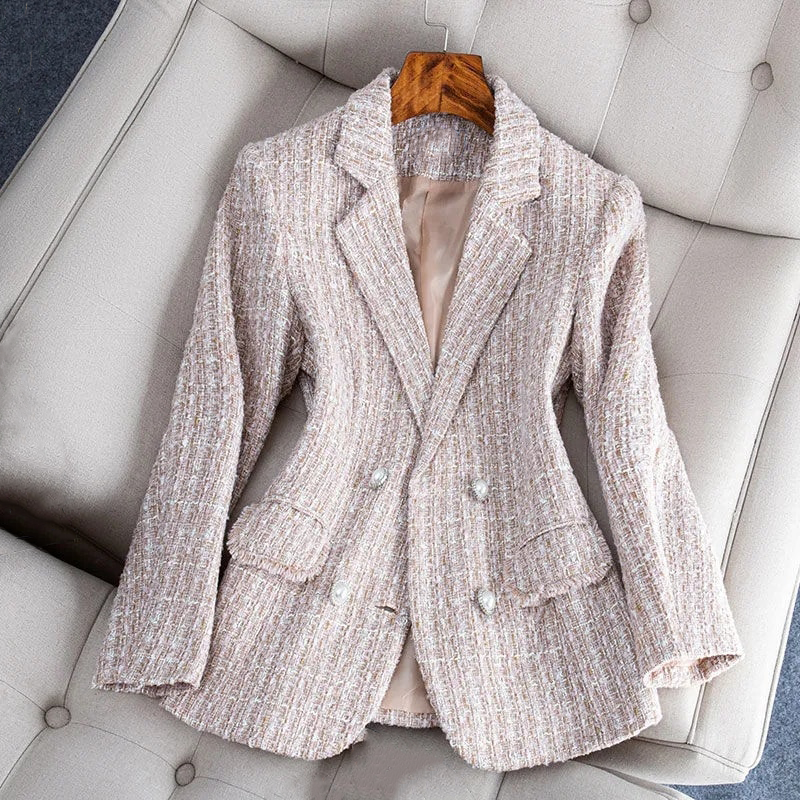 Eleganter Karierter Blazer für Damen