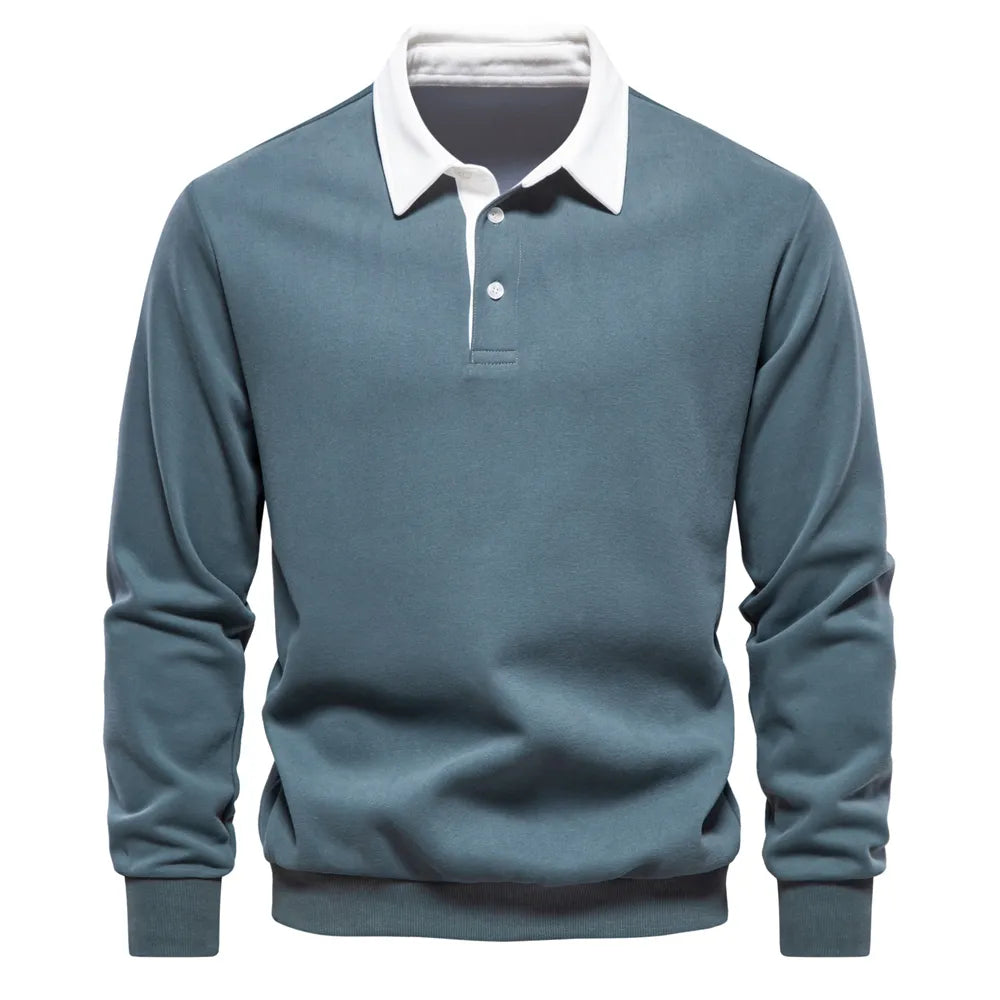 Stylisches Winter-Polo-Shirt für Herren