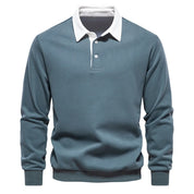 Stylisches Winter-Polo-Shirt für Herren