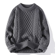 Warmer Strickpullover für Männer