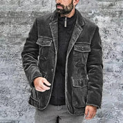 Trendige Button Down Jacke für Männer