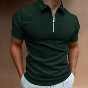 Trendiges Zip-Poloshirt für Männer