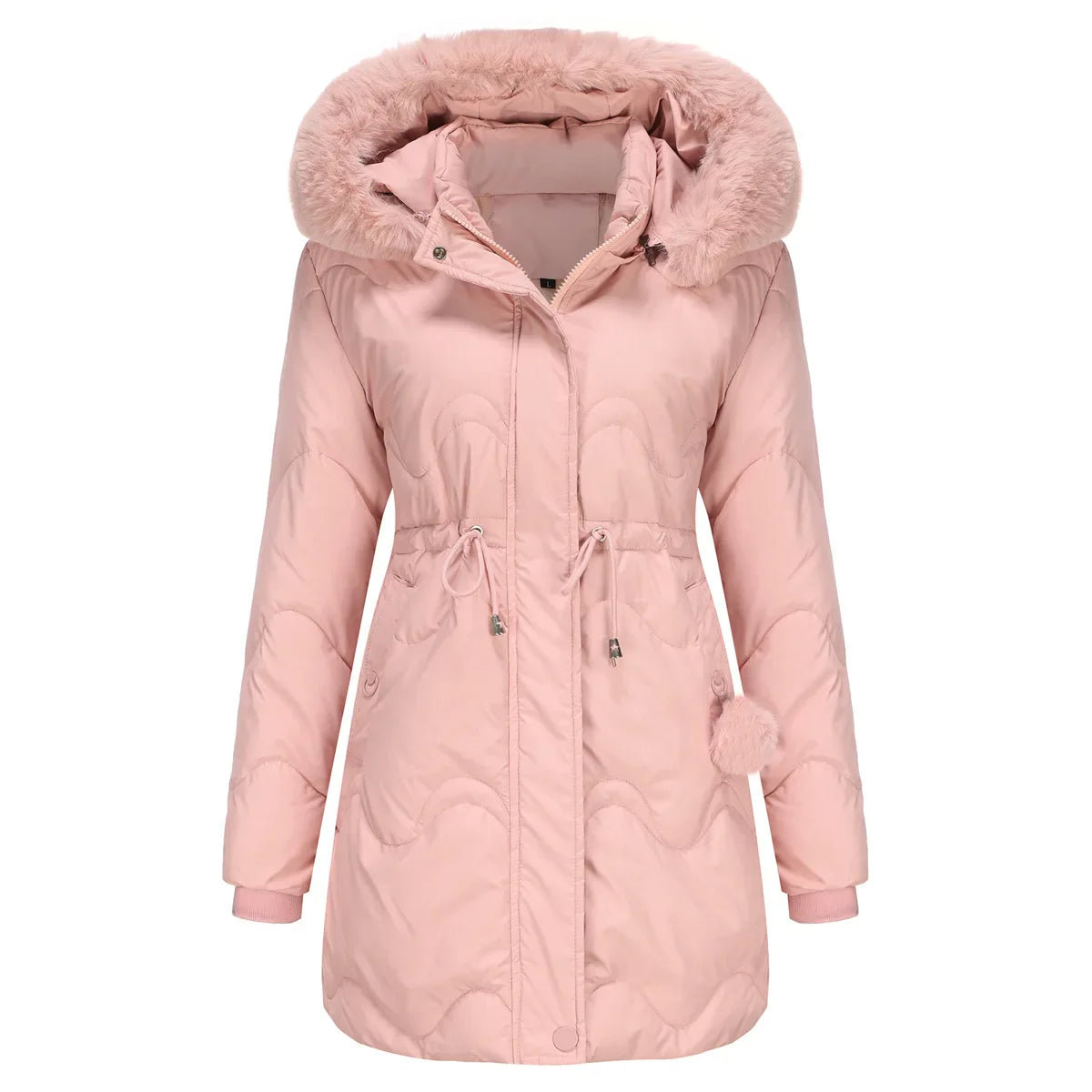 Gemütliche gesteppte Parka-Jacke für Damen