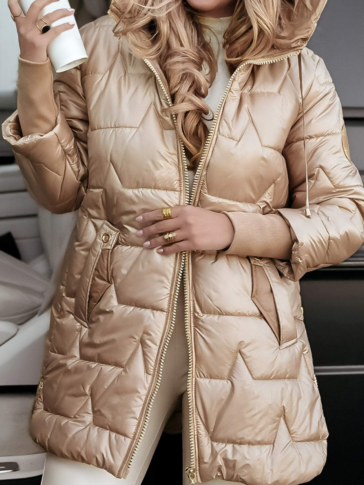 Trendige Winterjacke für Frauen