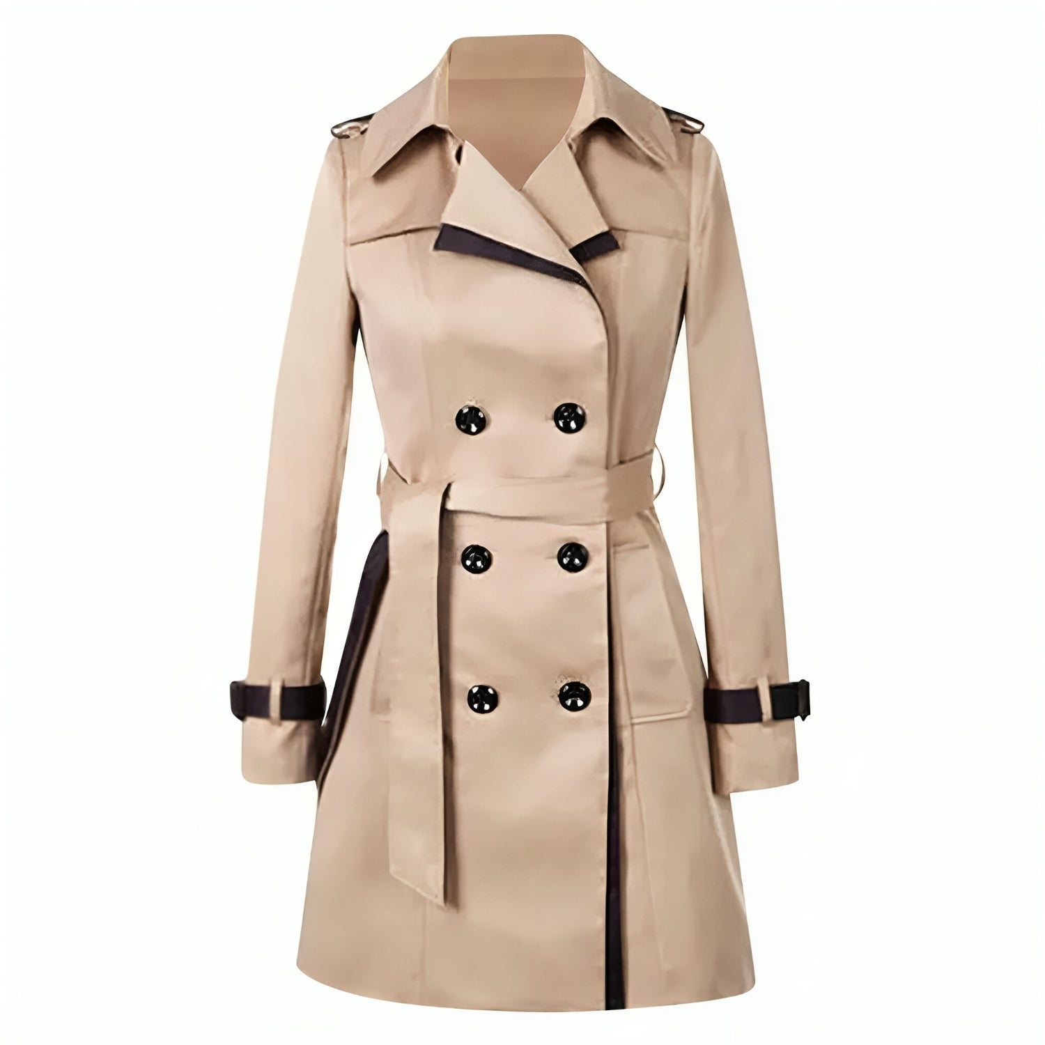 Klassischer Lange Trenchcoat für Damen