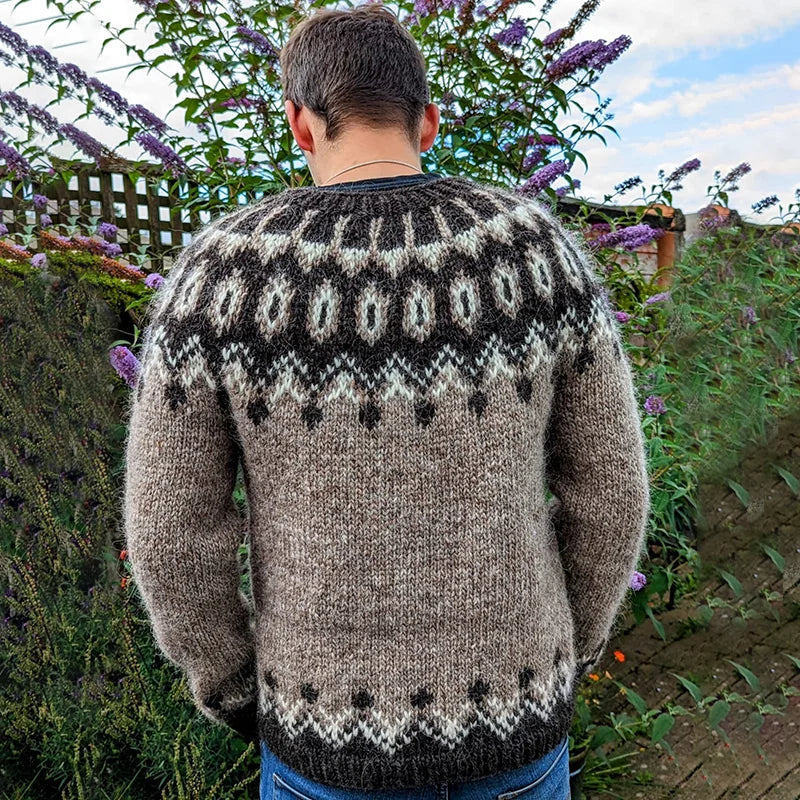 Stylischer Winter Strickpullover für Herren