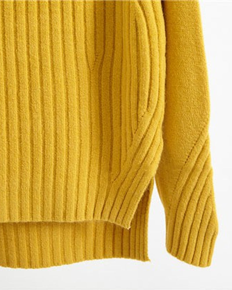 Classic Turtleneck Strickpullover für Damen