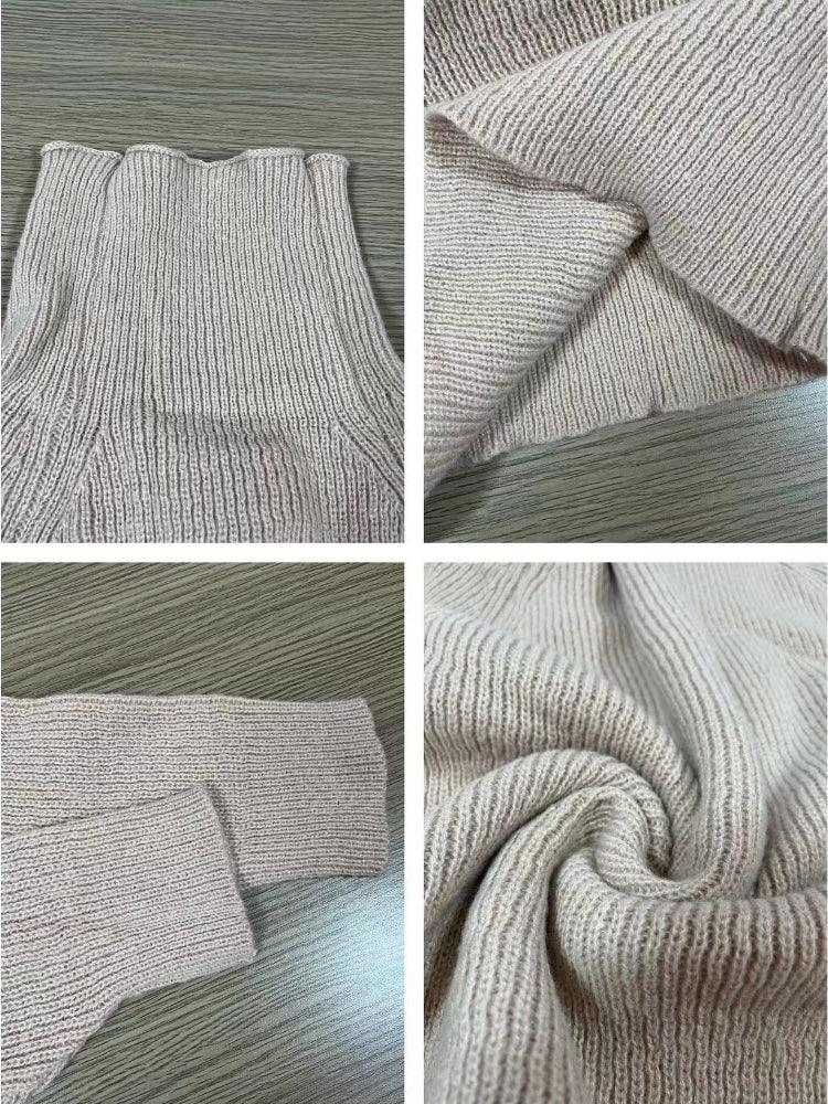 Modischer Strickpullover für Frauen