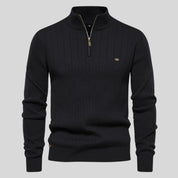 Bequemer Half Zip Pullover für Männer