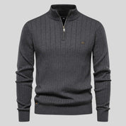 Bequemer Half Zip Pullover für Männer