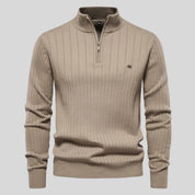 Bequemer Half Zip Pullover für Männer