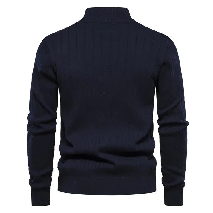 Bequemer Half Zip Pullover für Männer