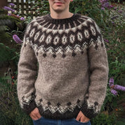 Stylischer Winter Strickpullover für Herren