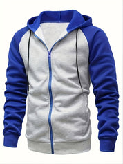 Sportliche Zip-Up Hoodie Jacke für Herren