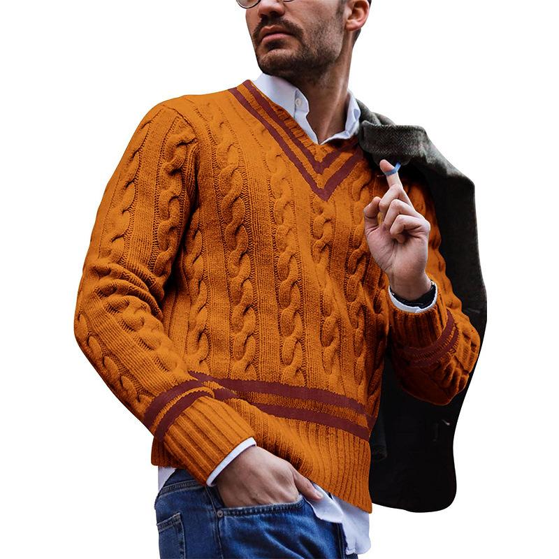 Warm und eleganter Pullover für Herren