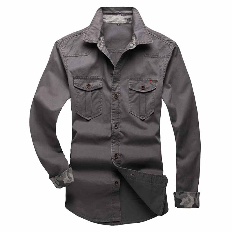 Strapazierfähiges Button-Up-Hemd für Männer